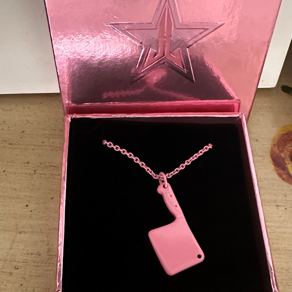 Pink Cleaver Pendant Necklace Jeffree Star